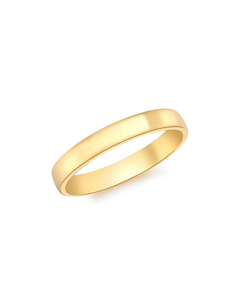 9ct Yellow Gold Court Ring