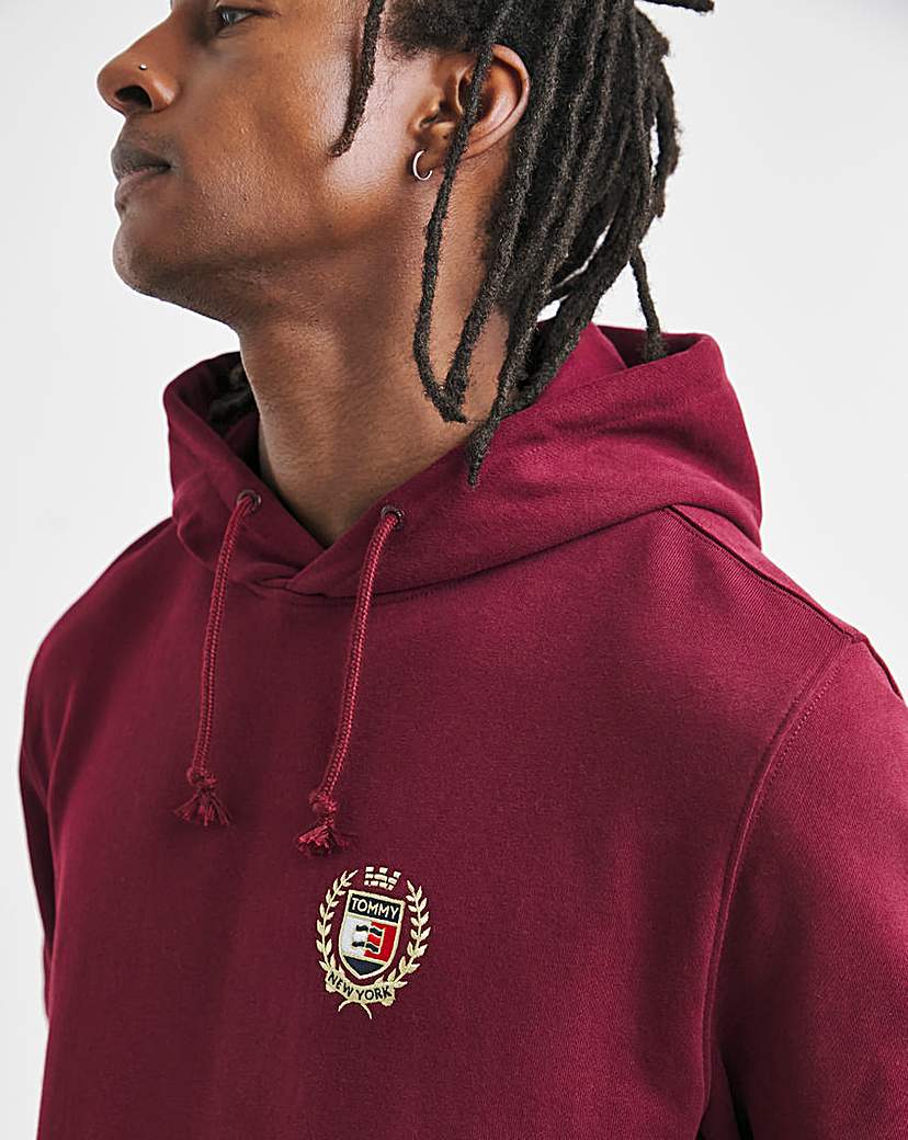 Tommy Jeans Red Flag Crest Hoodie