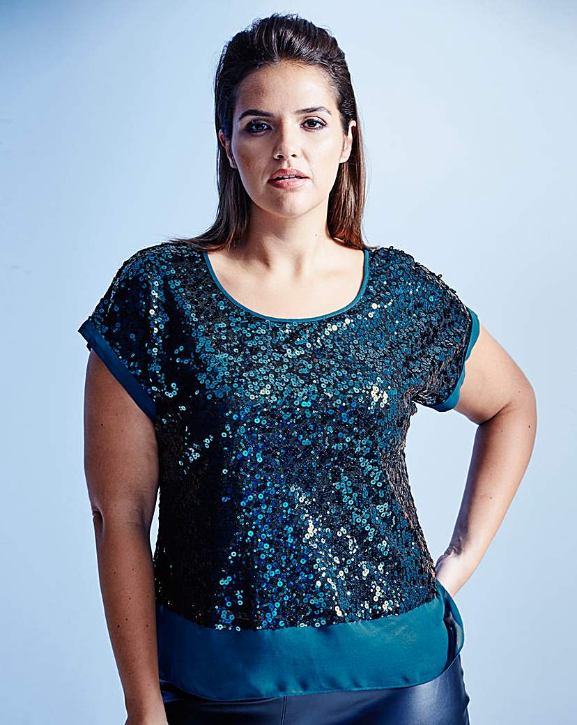 Image of Coast Ruvern Sequin Top