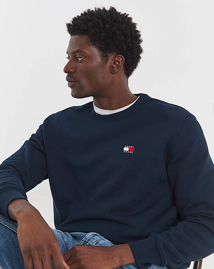 New In - Tommy Jeans Badge Crew Sweatshirt
