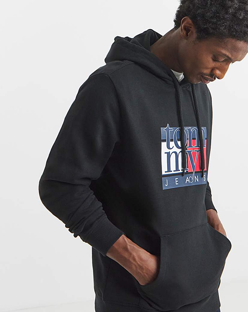 Tommy Jeans Graphic Hoodie - Black