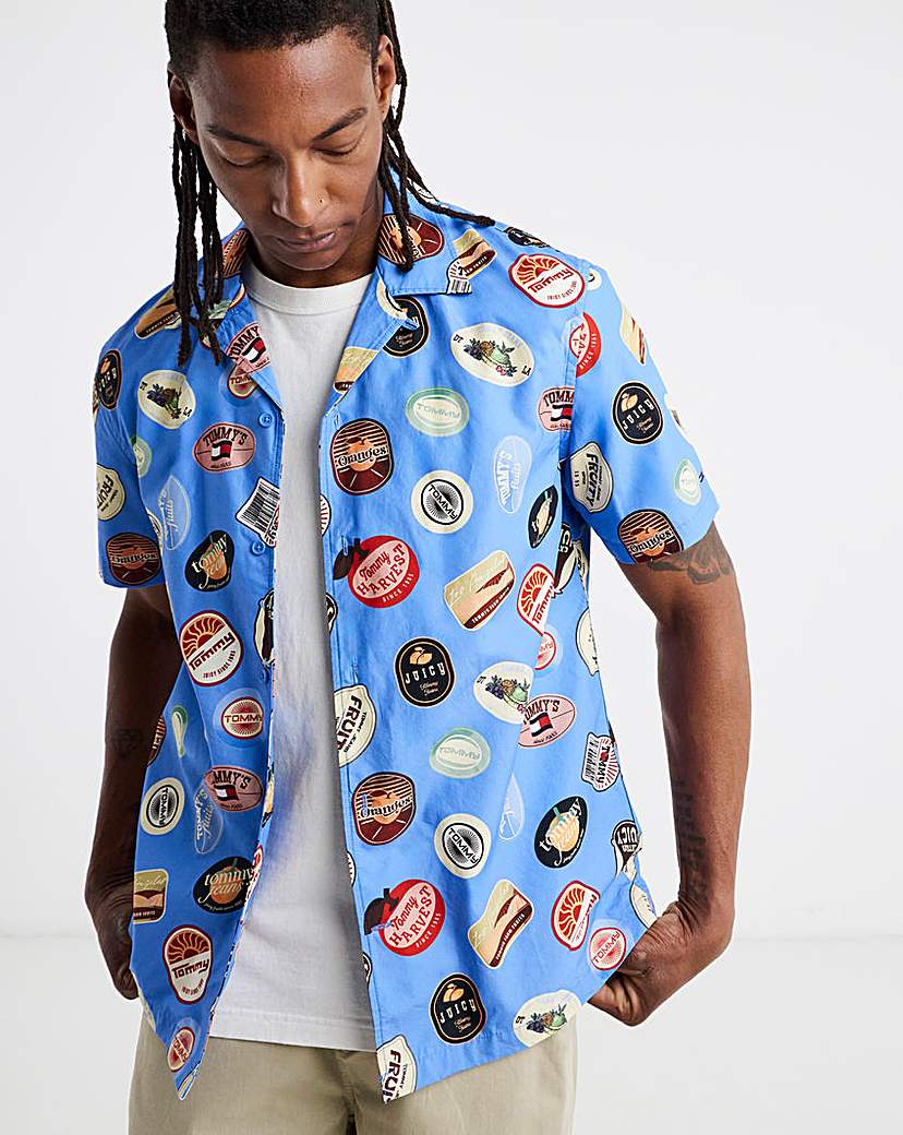 Tommy Jeans Printed Resort Shirt