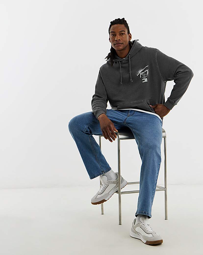 Tommy Jeans Hoodie - Black - 4XL