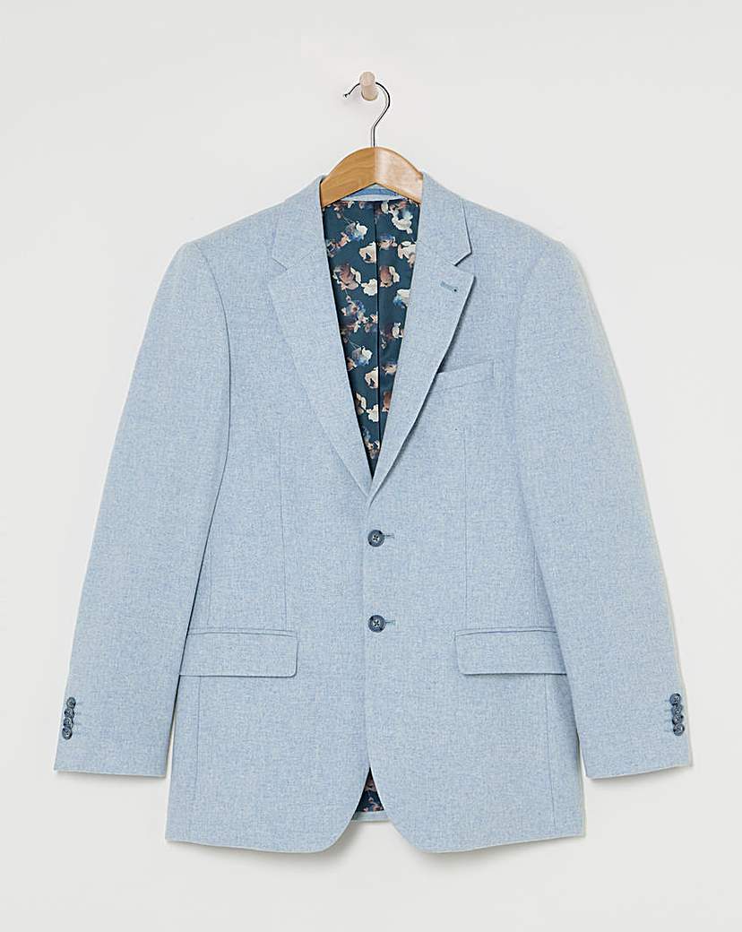 Wool Blend Suit Jacket