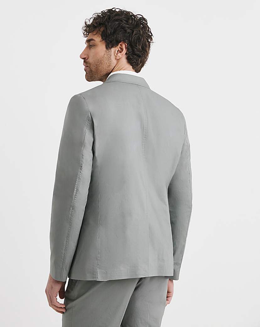 Lightweight Cotton Stretch Pocket Blazer