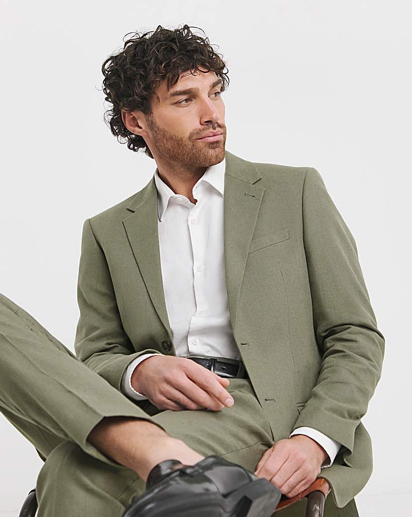 New In - Regular Fit Linen Blend Blazer