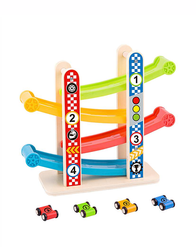 Tooky Toy Wooden Sliding Tower