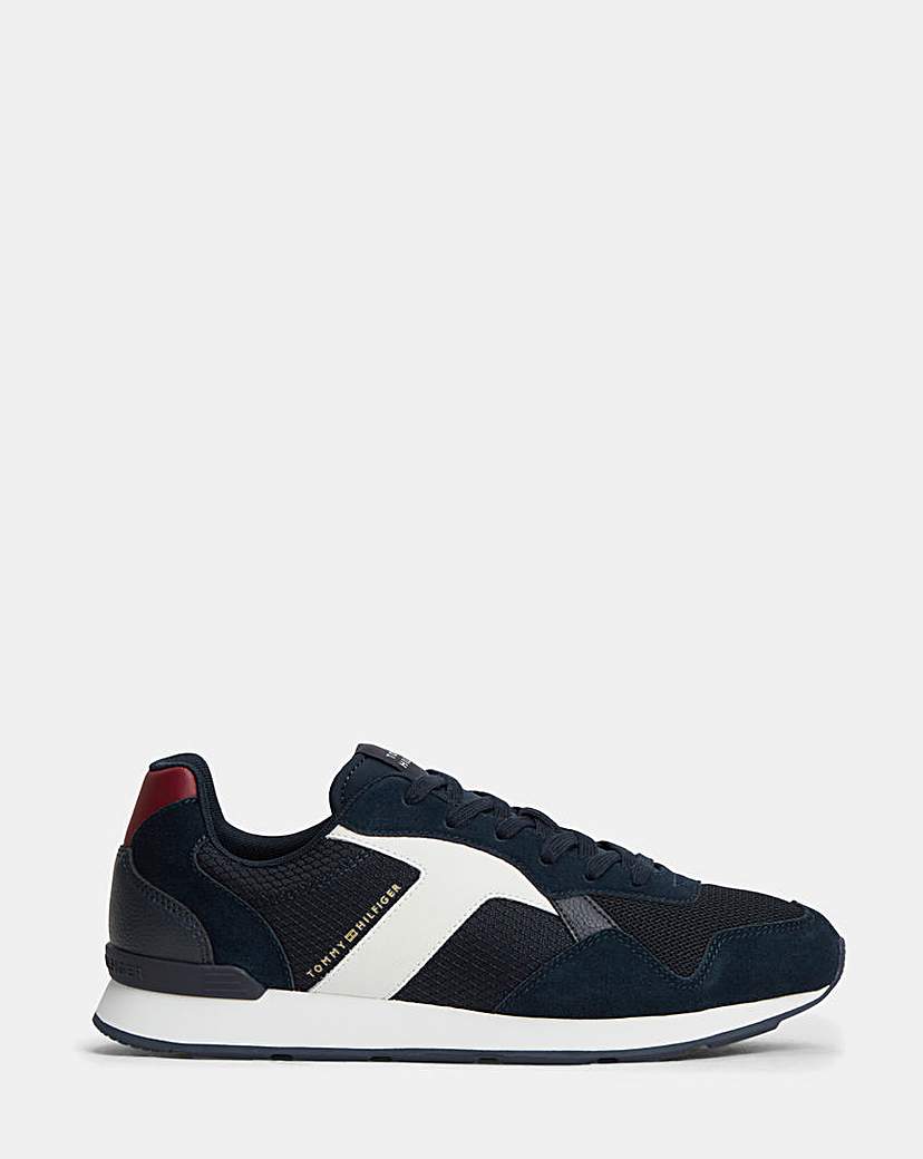 Tommy Hilfiger Men's Black Th Core Mix Trainers - Navy Rwb - Size 10 - Image 3
