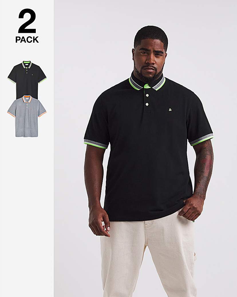 Jack & Jones 2 Pack Paulos Polo