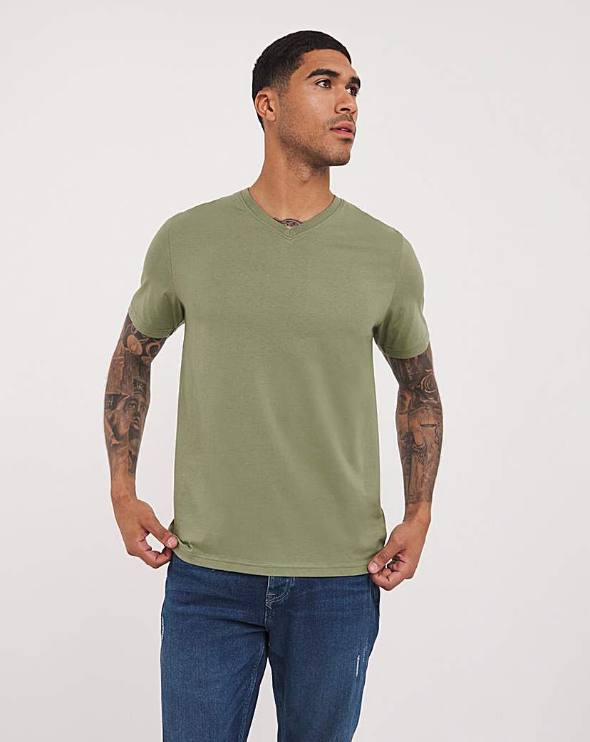 V-NECK T-SHIRT LONG