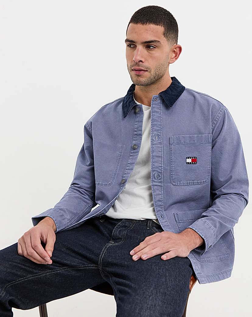 New In - Tommy Jeans Overshirt - Blue