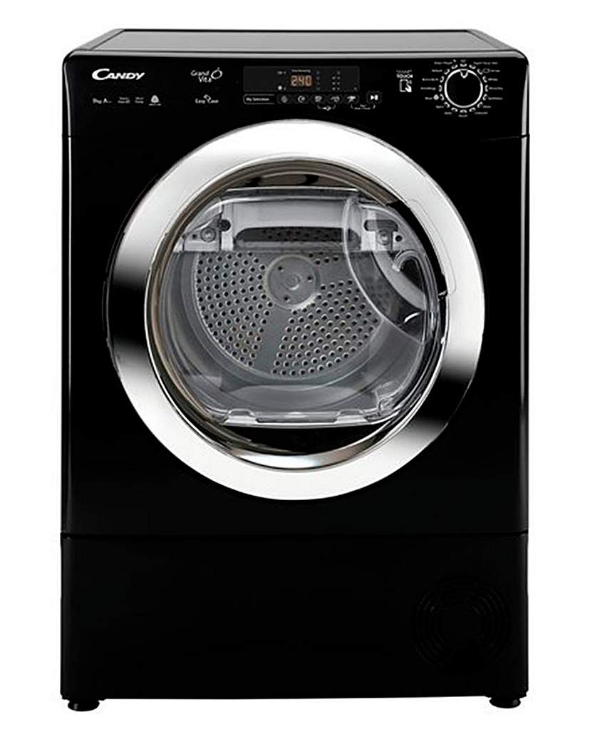 Candy 9kg Heat Pump Dryer Black/Chrome