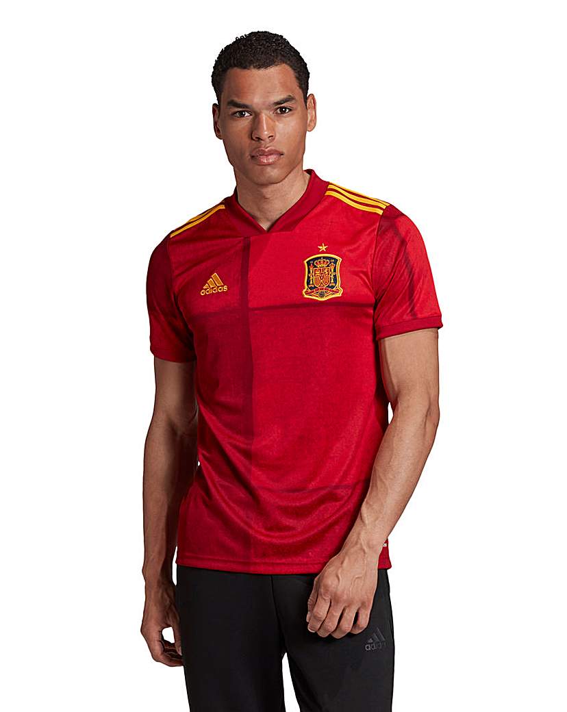 Image of Spain adidas Home Short Sleeve Jersey