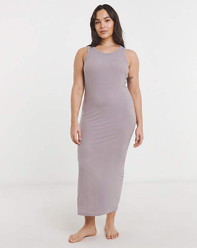 New In - Modal Rib Lounge Dress