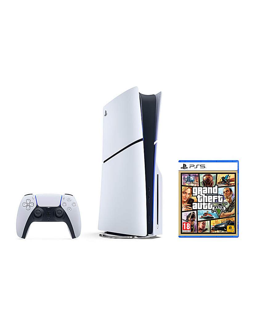 New In - PlayStation 5 + GTA V Bundle