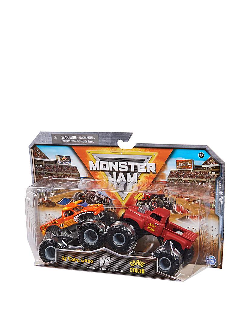 Image of Monster Jam 1:64 Diecast Vehicle 2 Pack