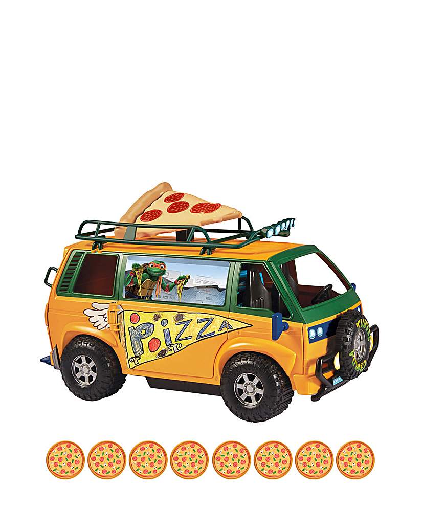 TMNT Movie Pizza Fire Delivery Van