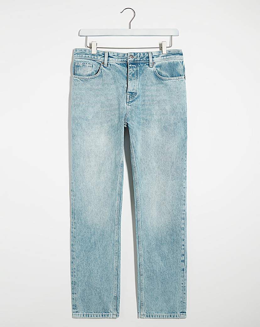 Bleachwash Straight Fit Jeans
