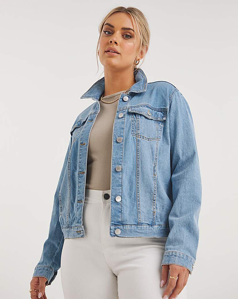 Light Blue Western Denim Jacket
