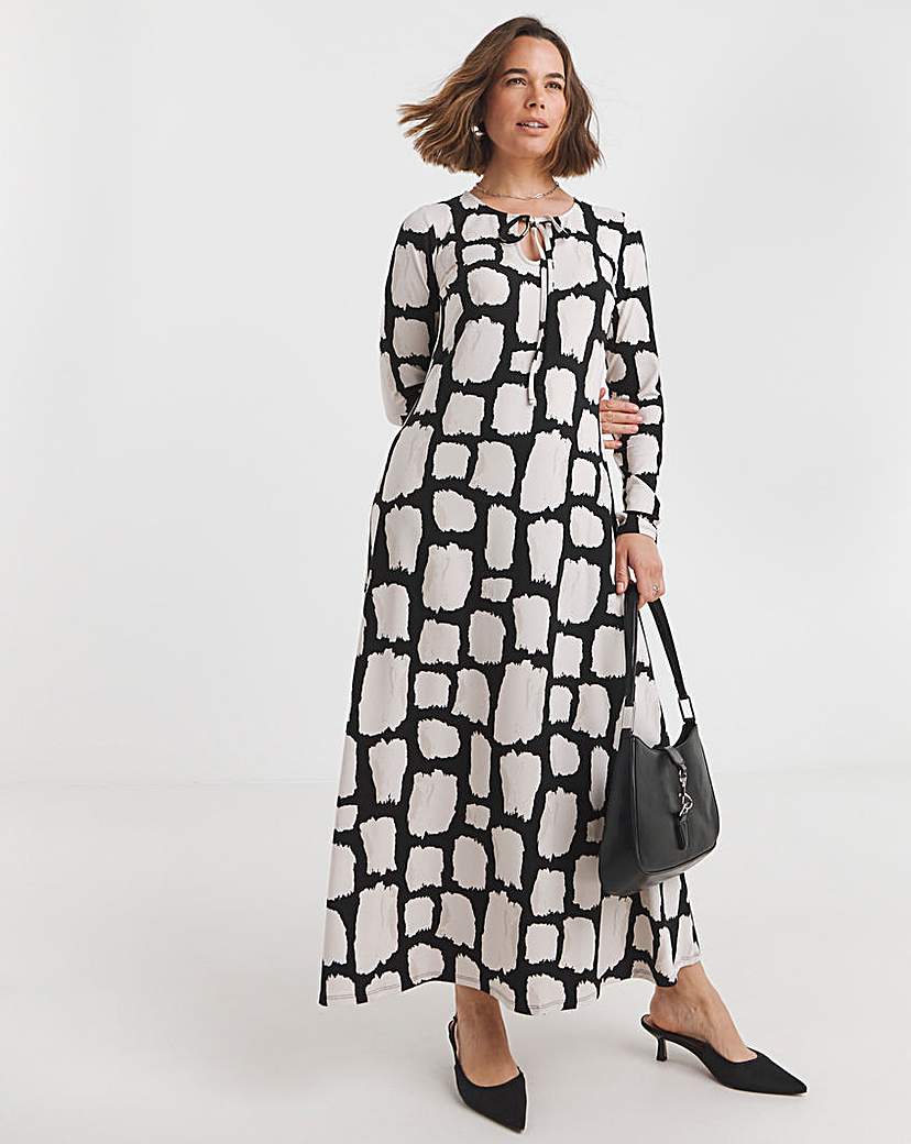 Ruched Long Sleeve Dress