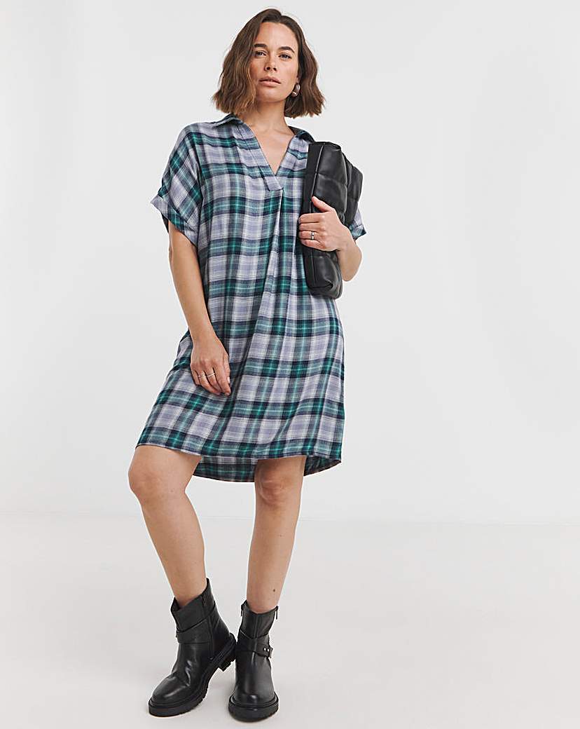 Check Tunic Dress