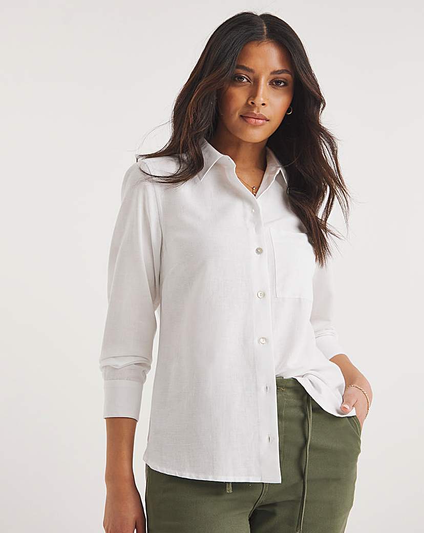 Long Sleeved Linen Shirt
