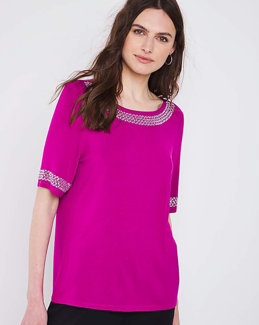 Julipa Stud Neck Top