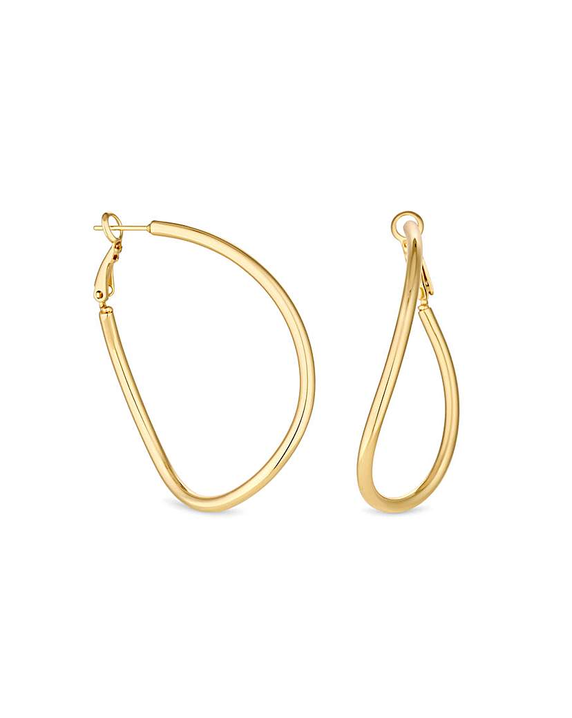 Jon Richard Large Hoop Earrings