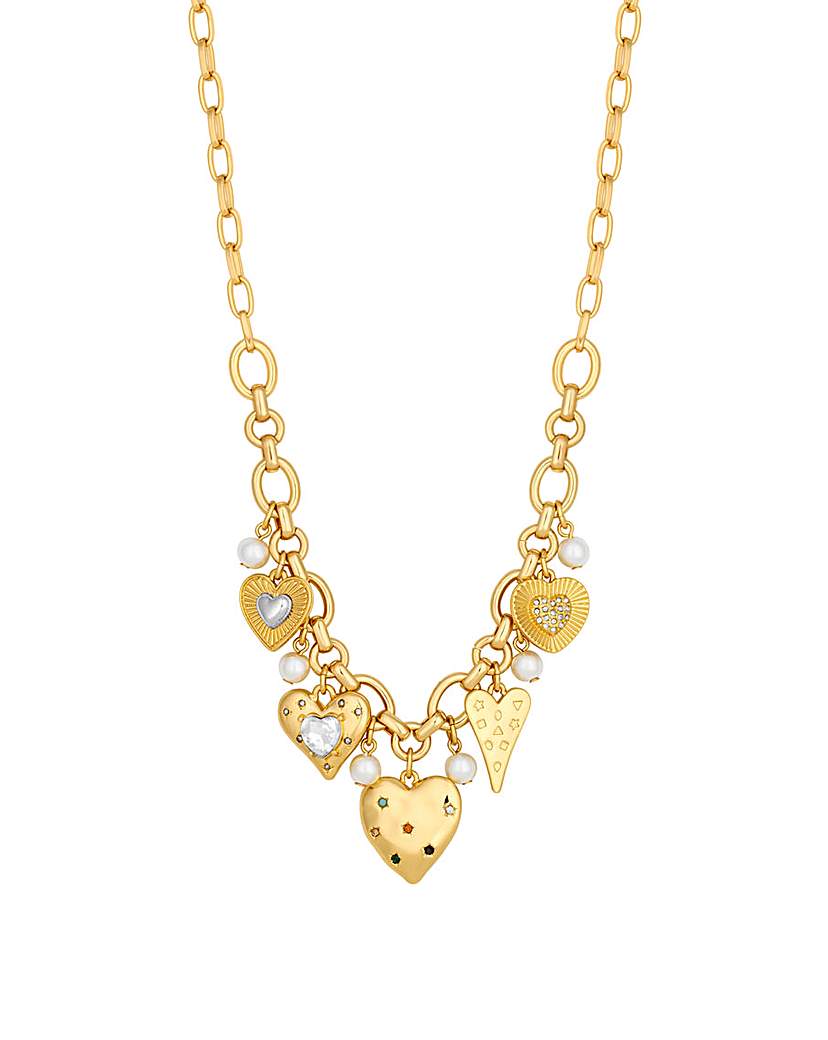 Mood Crystal Meaningful Heart Necklace