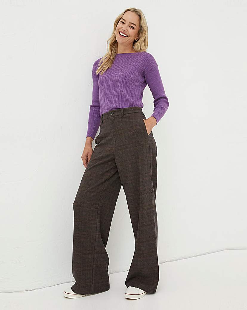 FatFace Wide Leg Trouser