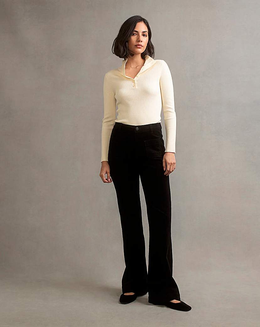 Nobody's Child Kick Flare Cord Trousers