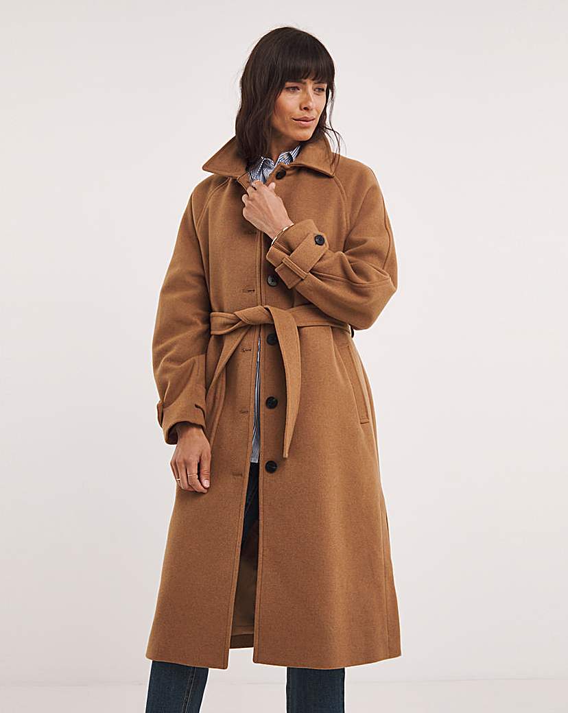 French Connection Fawn Felt Coat