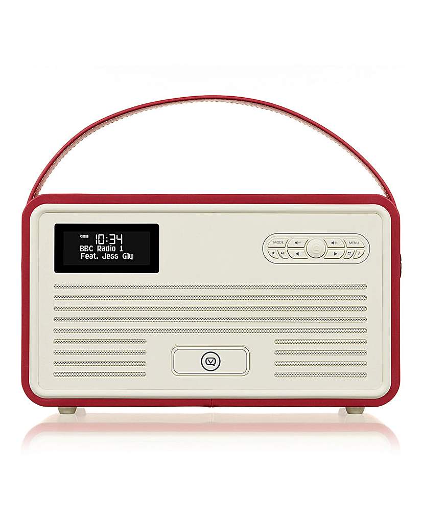 VQ Radio, Apple Dock + Bluetooth Red