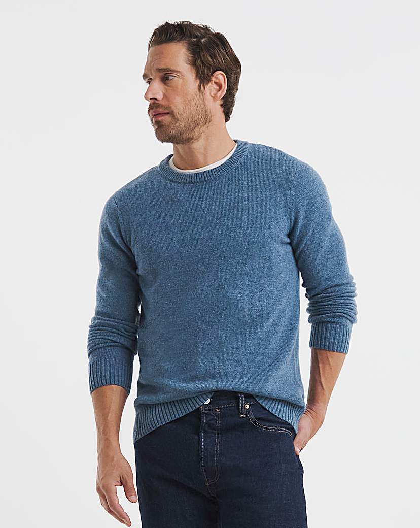 New In - Lambswool Crew Neck Knitted Jumper