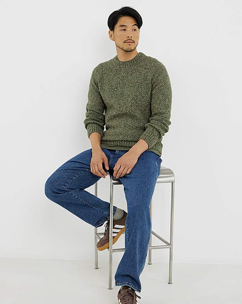 New In - Twist Wool Crew Neck Jumper