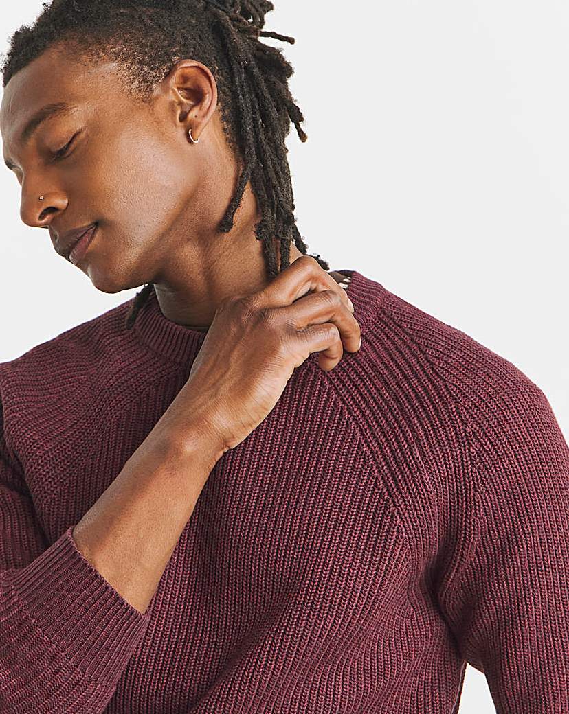 New In - Cotton Twist Crew Neck Knitted Jumper