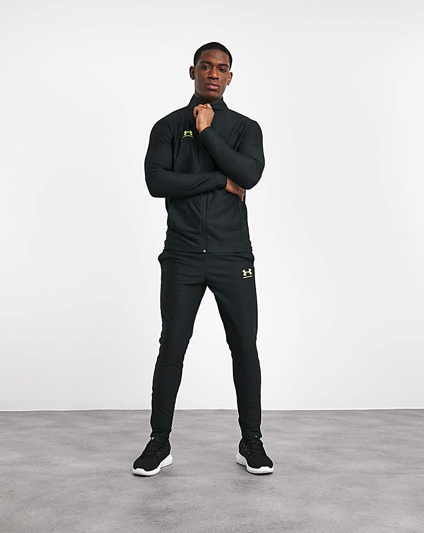 Mens black hotsell under armour tracksuit