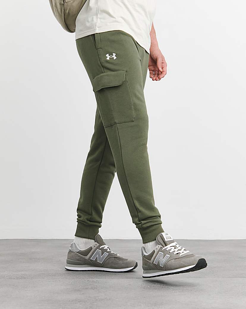 Under Armour Rival Fleece Cargo Joggers - Green
