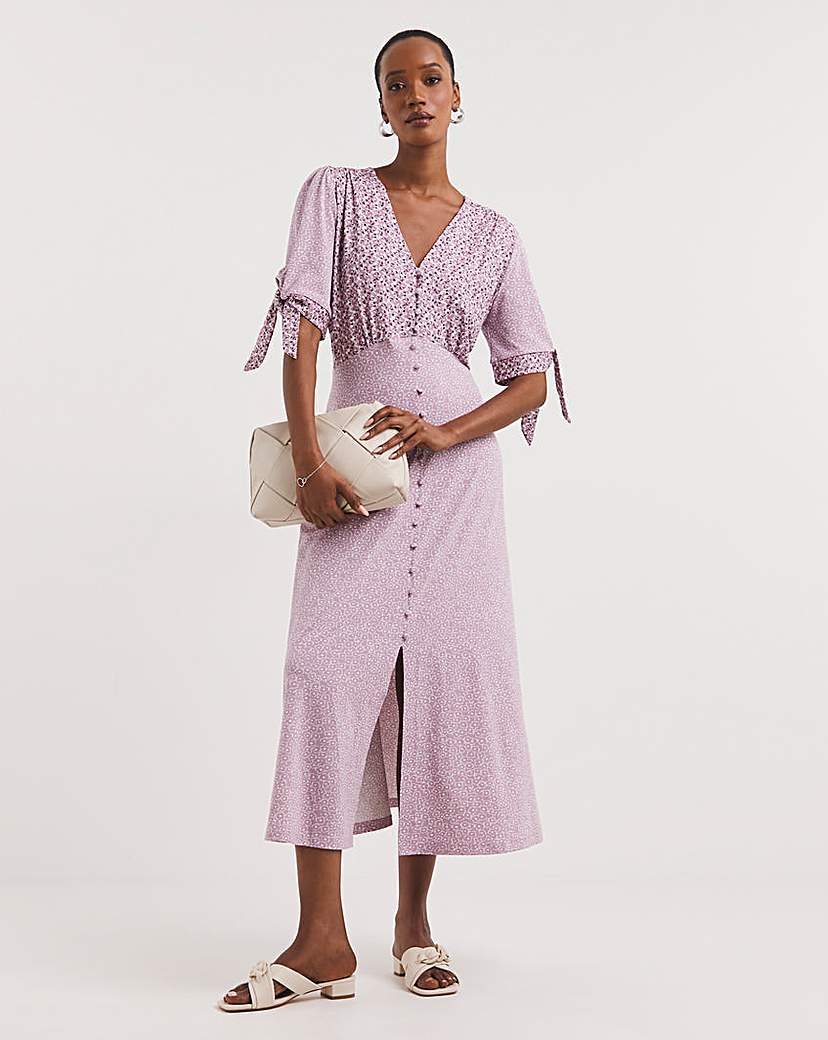 Joe Browns Tie Detail Floral Dress