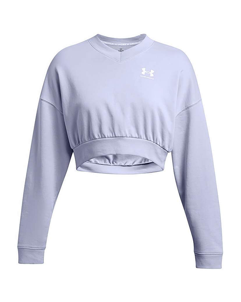 Under Armour Rival Oversized Crop Crew