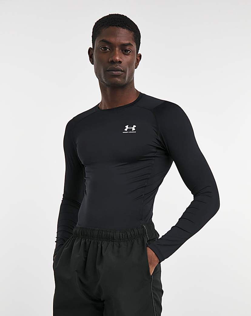 Under Armour Heat Gear LS T-Shirt - Black