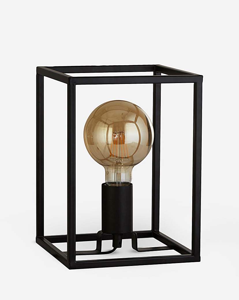 Image of Black Cage Table Lamp