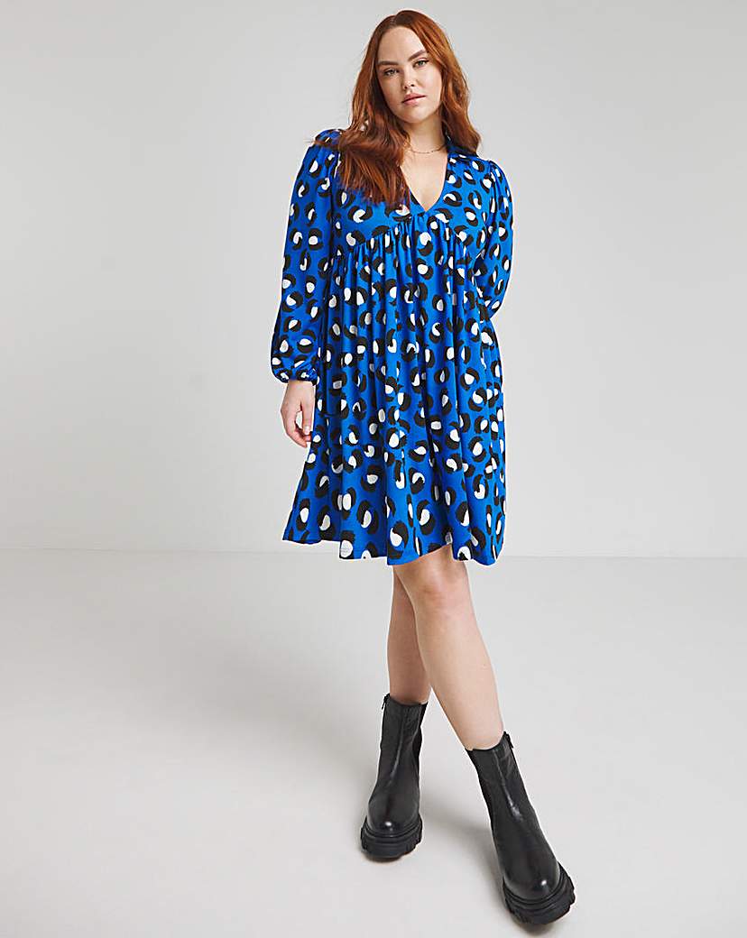 Blue Print Supersoft Jersey Smock Dress