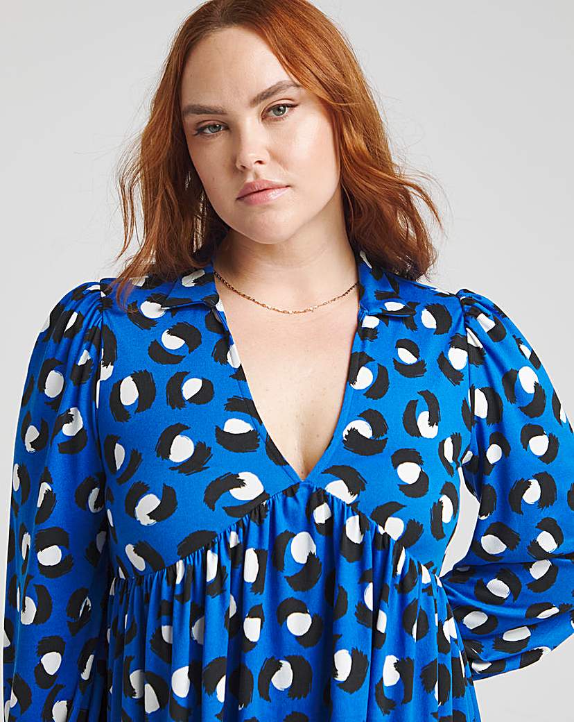 Blue Print Supersoft Jersey Smock Dress