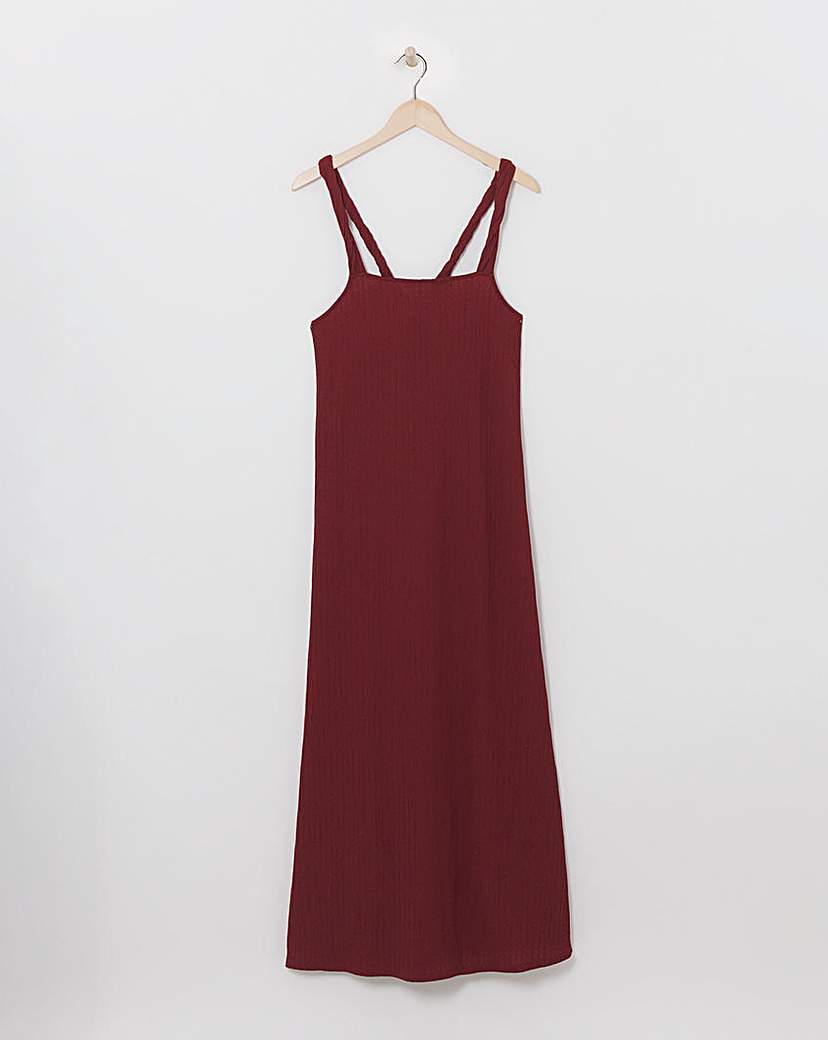 Textured Jersey Trapeze Maxi