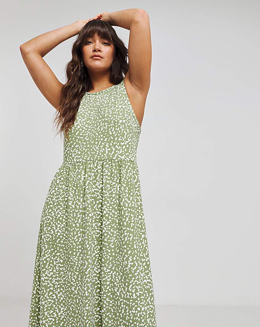 Spot Print Supersoft Jersey Sundress