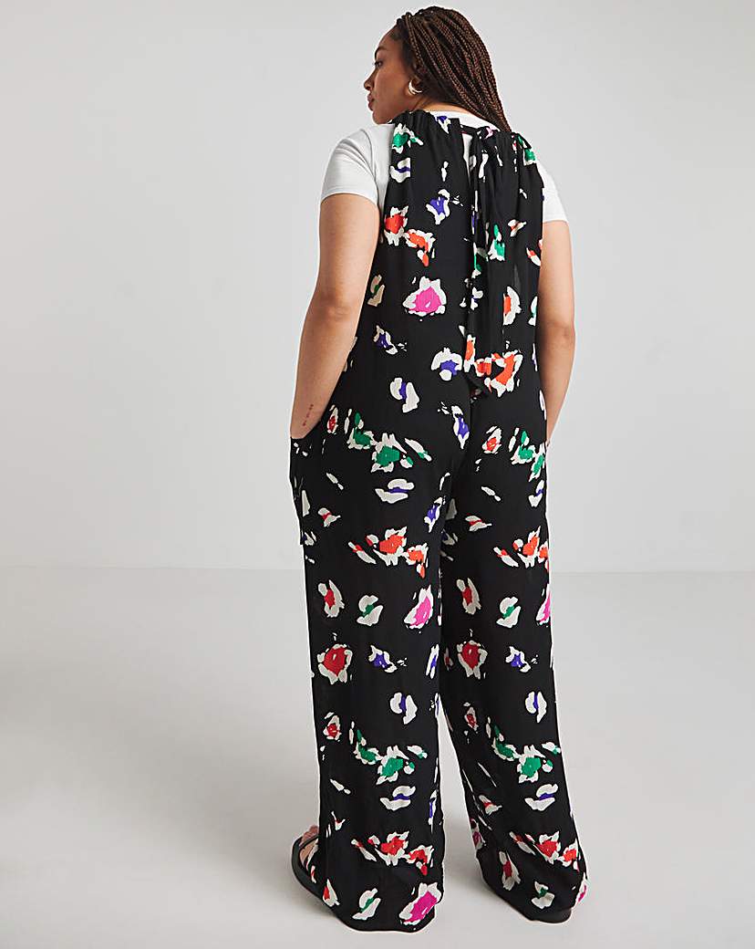 Crinkle Tie Strap Jumpsuit