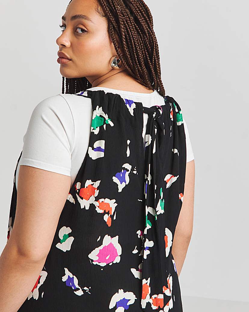 Crinkle Tie Strap Jumpsuit