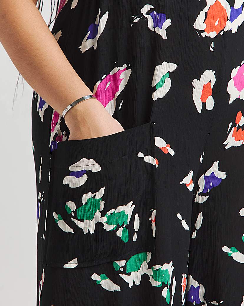 Crinkle Tie Strap Jumpsuit