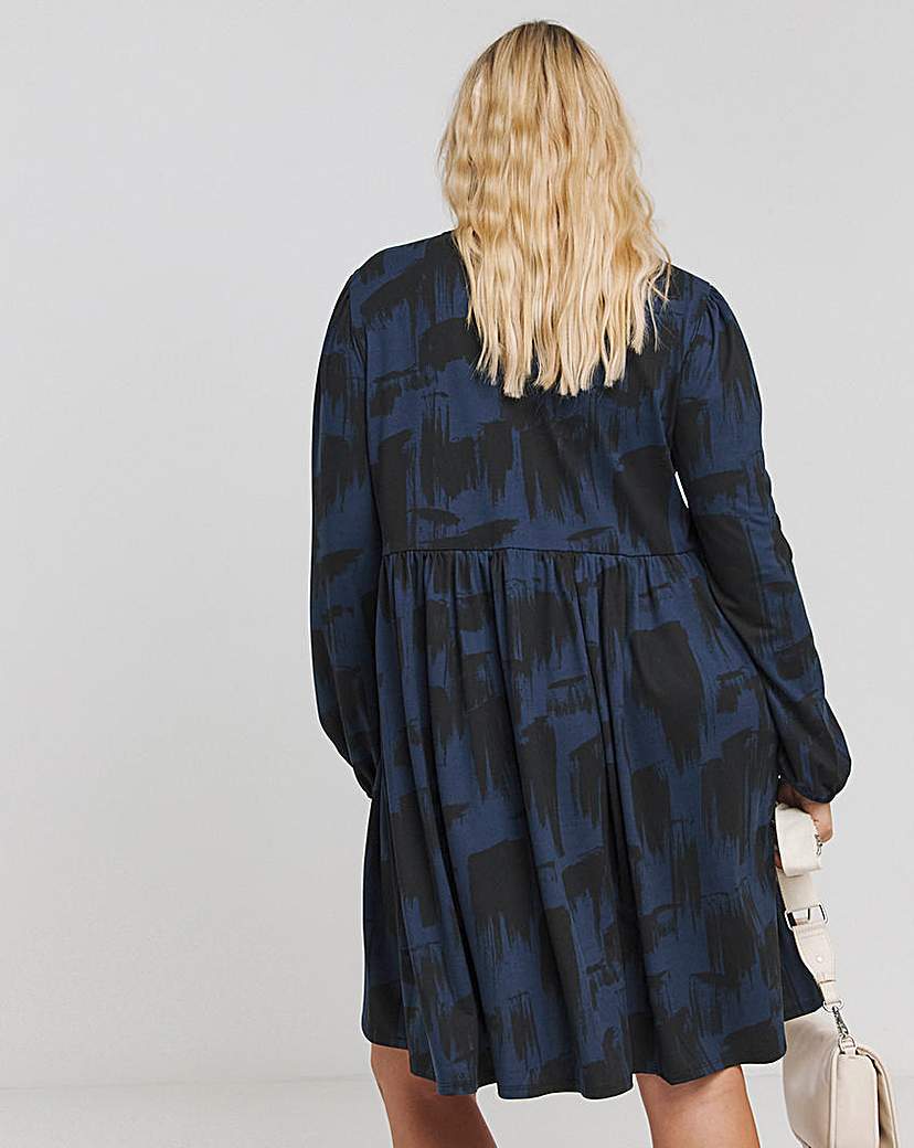 Blue Print Supersoft Smock Dress